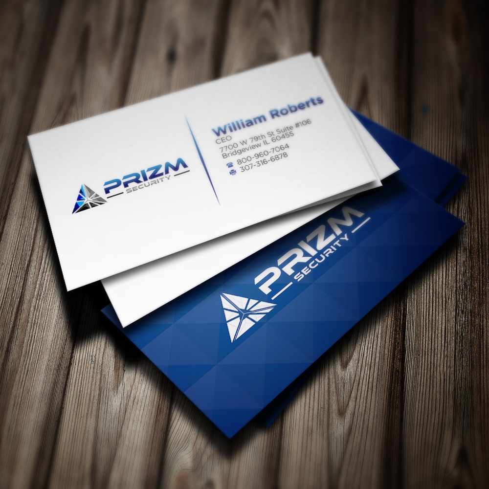 Prizm Security logo design by mletus