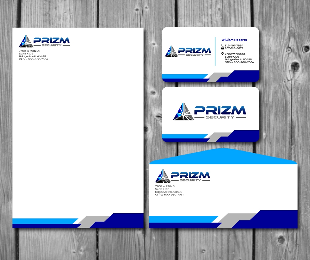 Prizm Security logo design by AamirKhan