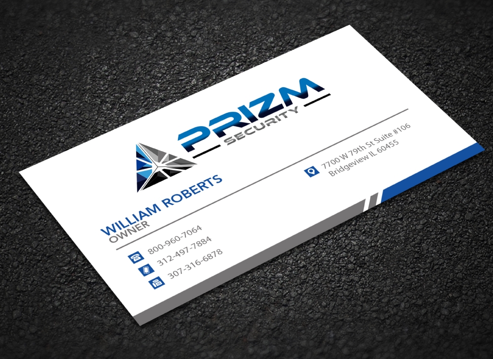 Prizm Security logo design by LogOExperT