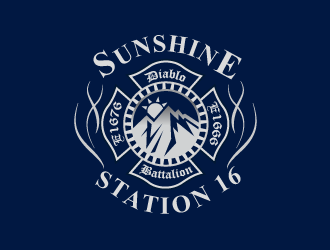 CAL FIRE Sunshine Station logo design by mattlyn