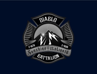 CAL FIRE Sunshine Station logo design by ozenkgraphic