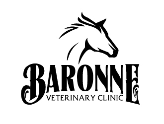Baronne Veterinary Clinic logo design by AamirKhan