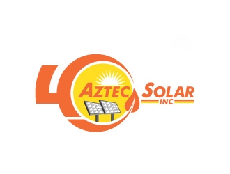 Aztec Solar Inc logo design by zinnia