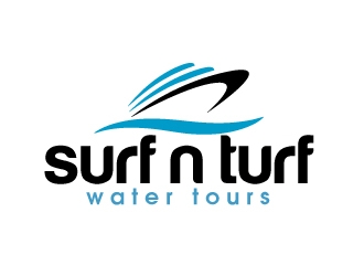surf n turf water tours  logo design by AamirKhan