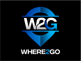 Where2Go logo design by mutafailan