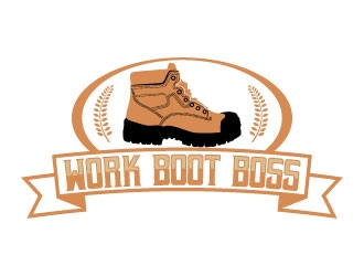 Work Boot Boss logo design by uttam