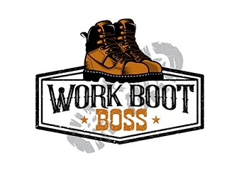 Work Boot Boss logo design by kreativek