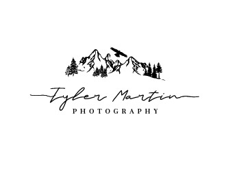 Tyler Martin Photography logo design by Rachel
