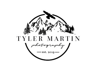 Tyler Martin Photography logo design by Rachel