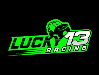 Lucky 13 Racing logo design by MUSANG