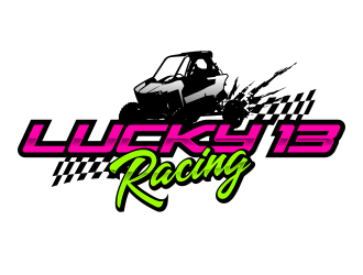 Lucky 13 Racing logo design by ekitessar