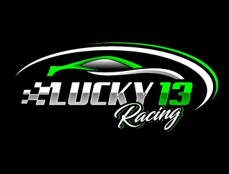 Lucky 13 Racing logo design by jaize
