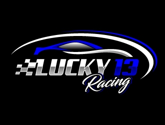 Lucky 13 Racing logo design by jaize