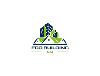eco building co logo design by clayjensen