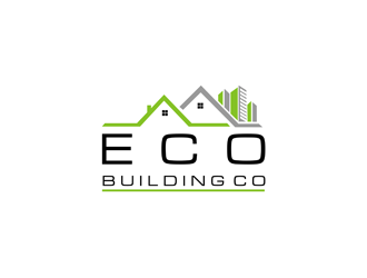 eco building co logo design by clayjensen