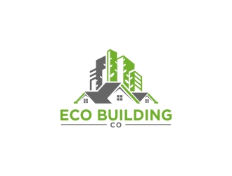 eco building co logo design by CreativeKiller