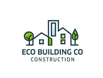 eco building co logo design by nehel