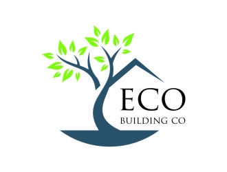 eco building co logo design by jetzu
