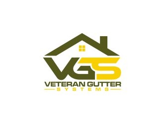 Veteran Gutter Systems logo design by agil