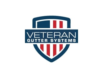 Veteran Gutter Systems logo design by AamirKhan