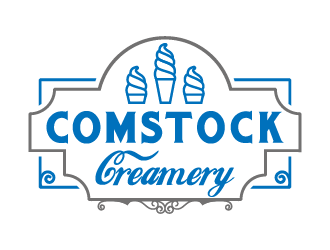 Comstock Creamery logo design by Ultimatum