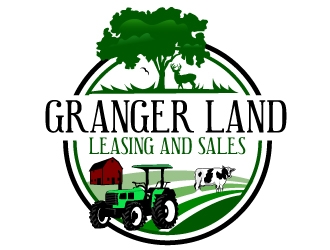 Granger Land Leasing and Sales logo design by Suvendu