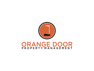 Orange Door Property Management  logo design by oke2angconcept
