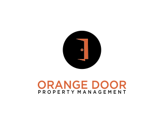 Orange Door Property Management  logo design by oke2angconcept