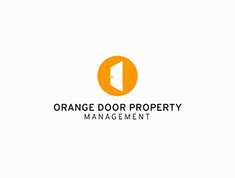 Orange Door Property Management  logo design by ardihero