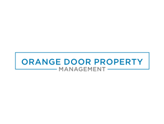 Orange Door Property Management  logo design by logitec