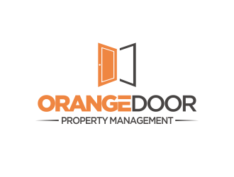 Orange Door Property Management  logo design by YONK
