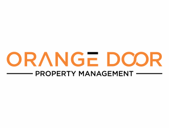 Orange Door Property Management  logo design by eagerly