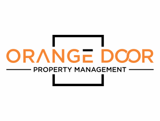 Orange Door Property Management  logo design by eagerly