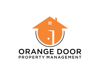 Orange Door Property Management  logo design by checx