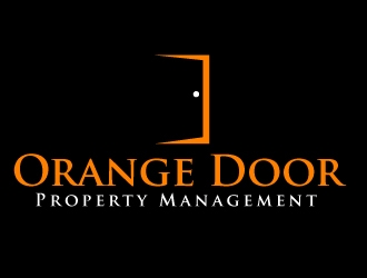Orange Door Property Management  logo design by AamirKhan