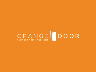 Orange Door Property Management  logo design by wongndeso