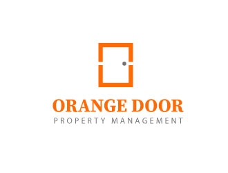 Orange Door Property Management  logo design by Webphixo