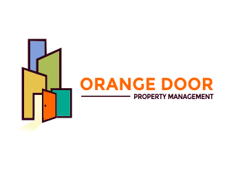 Orange Door Property Management  logo design by aldesign