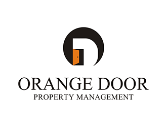 Orange Door Property Management  logo design by logolady