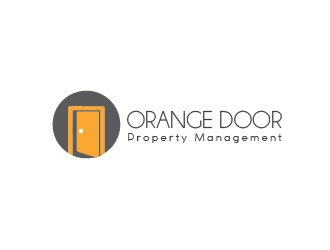 Orange Door Property Management  logo design by Rachel