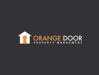 Orange Door Property Management  logo design by Rachel