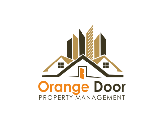 Orange Door Property Management  logo design by kanal
