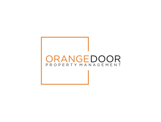 Orange Door Property Management  logo design by RatuCempaka