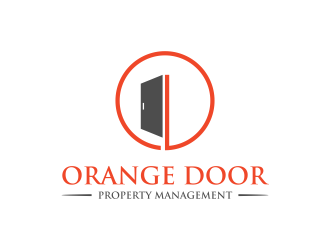 Orange Door Property Management  logo design by ammad