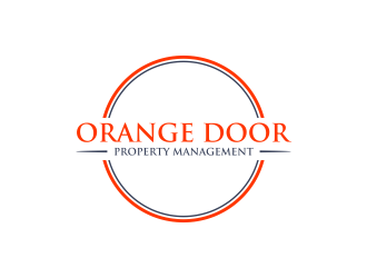 Orange Door Property Management  logo design by ammad