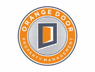 Orange Door Property Management  logo design by Mahrein