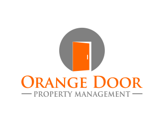 Orange Door Property Management  logo design by done