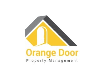Orange Door Property Management  logo design by ian69