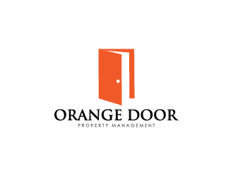 Orange Door Property Management  logo design by Donadell