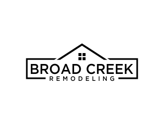 Broad Creek Remodeling logo design by oke2angconcept
